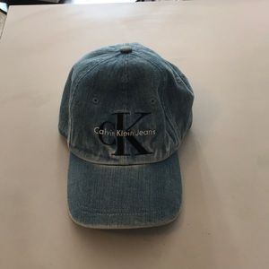 Calvin Klein vintage denim baseball hat